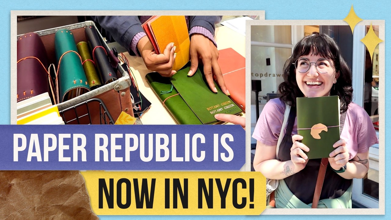 Paper Republic Embassy in NYC! Customizing a Journal.