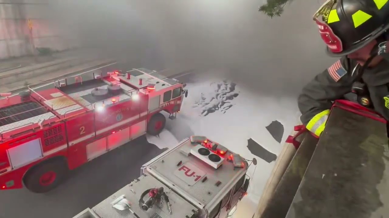 Firefighters Work to Douse Raging Bus Inferno in DC Tunnel