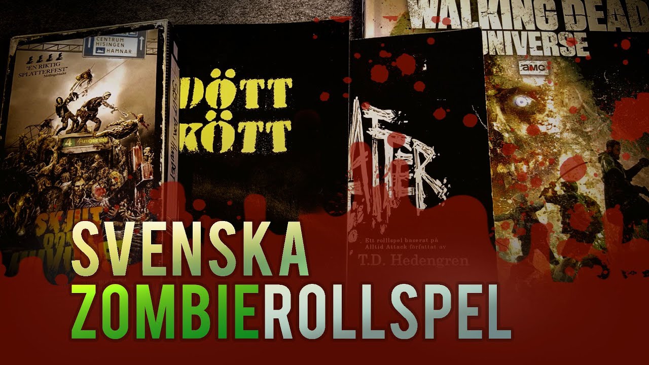 Svenska zombierollspel - en jämförelse