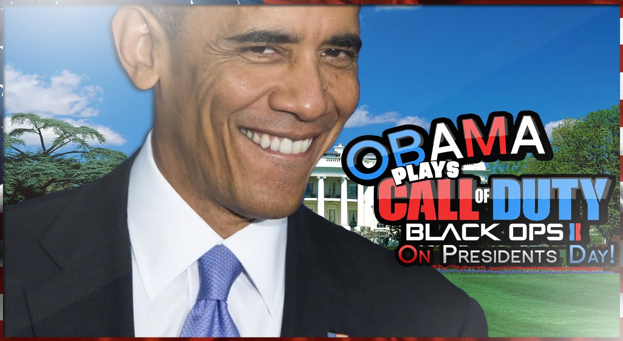 Obama Plays Black Ops 2 on President's Day!