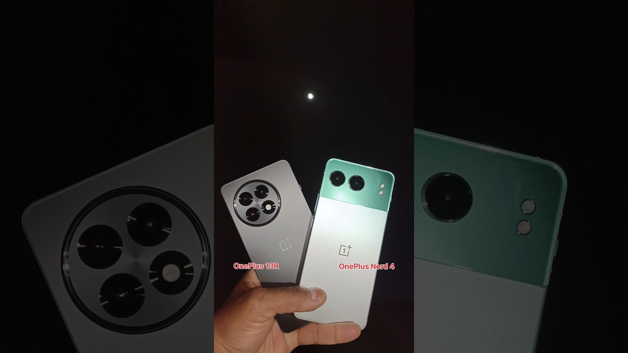 OnePlus 13R Vs OnePlus Nord 4 💥 Camera Test | Camera Moon Zoom #shorts