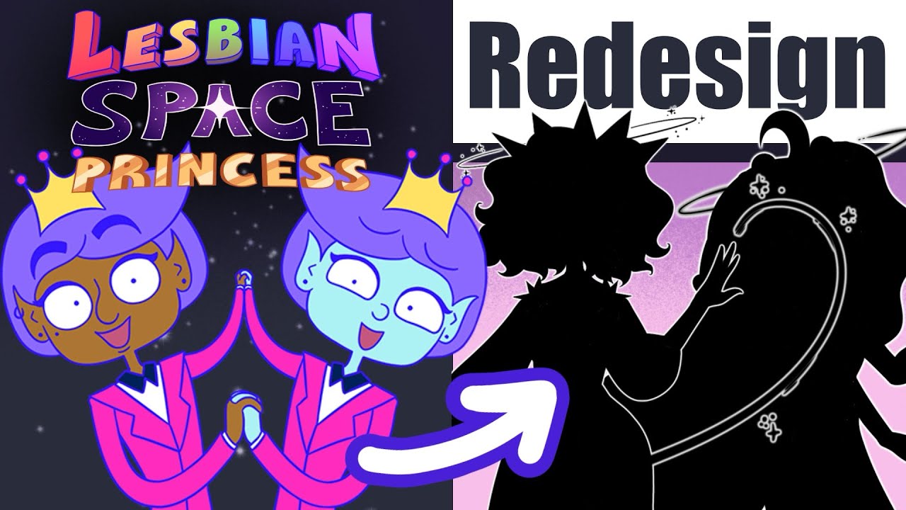 Перерисовываю персонажей &laquo;Lesbian Space Princess&raquo;