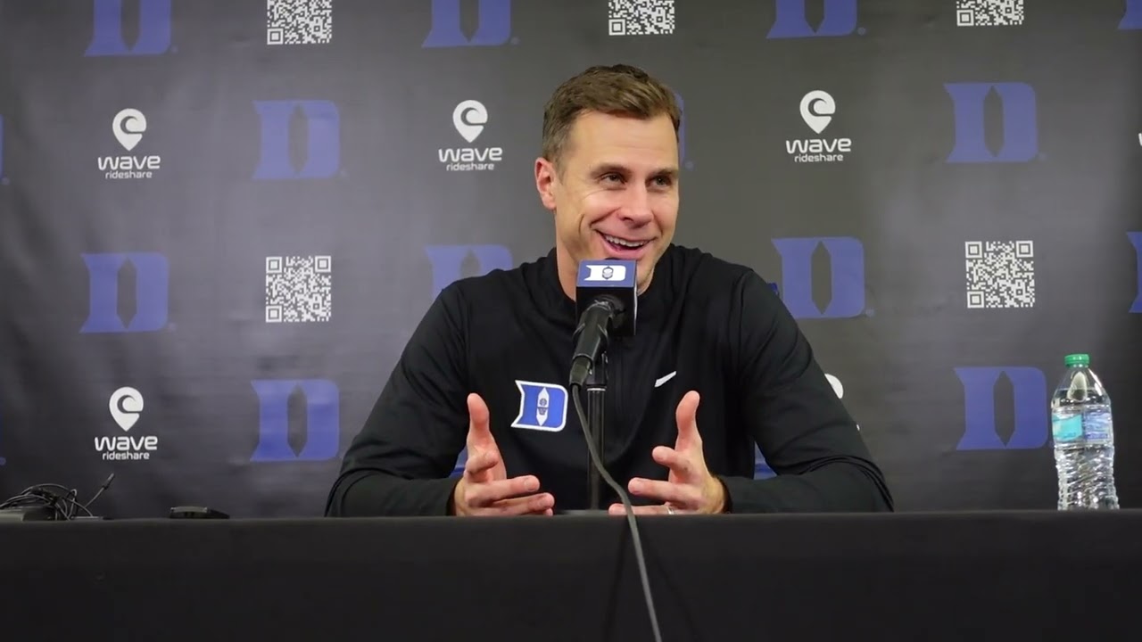 Jon Scheyer Duke vs Florida Postgame Press Conference