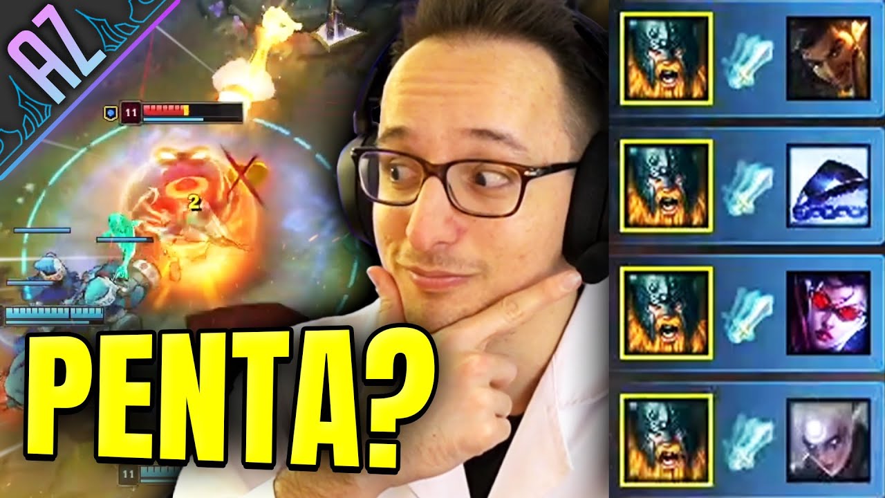 OLAF ESPLODI BUILD FA DEI DANNI PERICOLOSI - AZ PENTAKILL CHALLENGE