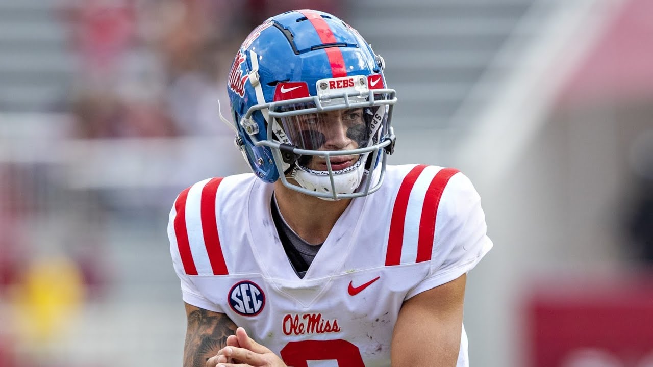 Matt Corral (Ole Miss QB) vs Alabama 2021