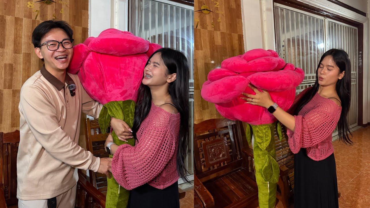 ខ្ញុំទិញ ផ្កាកុលាបយក្ស មួយទងអោយទ័យ  🤣