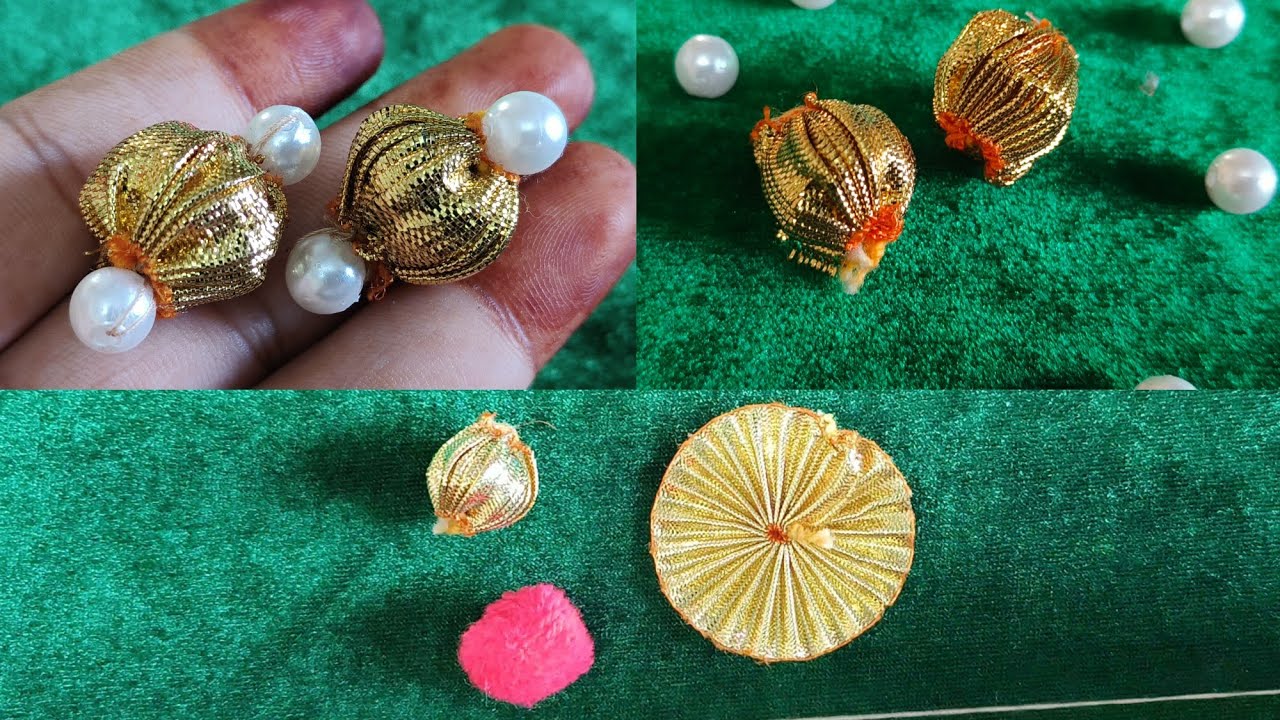 Easy gota craft /gota patti work /gota kinari