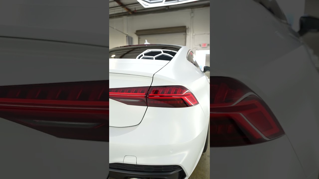 Audi Matte White Pearl Wrap