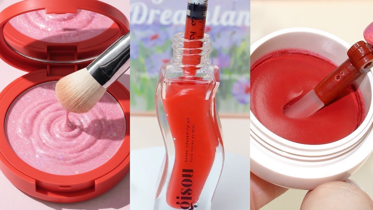 💄 오래된 메이크업 용기 꾸미기 & 수제 립글로스 만들기 귀여운 아이디어들 🎀 | Satisfying Makeup Repair ASMRCosmetic Fix #115