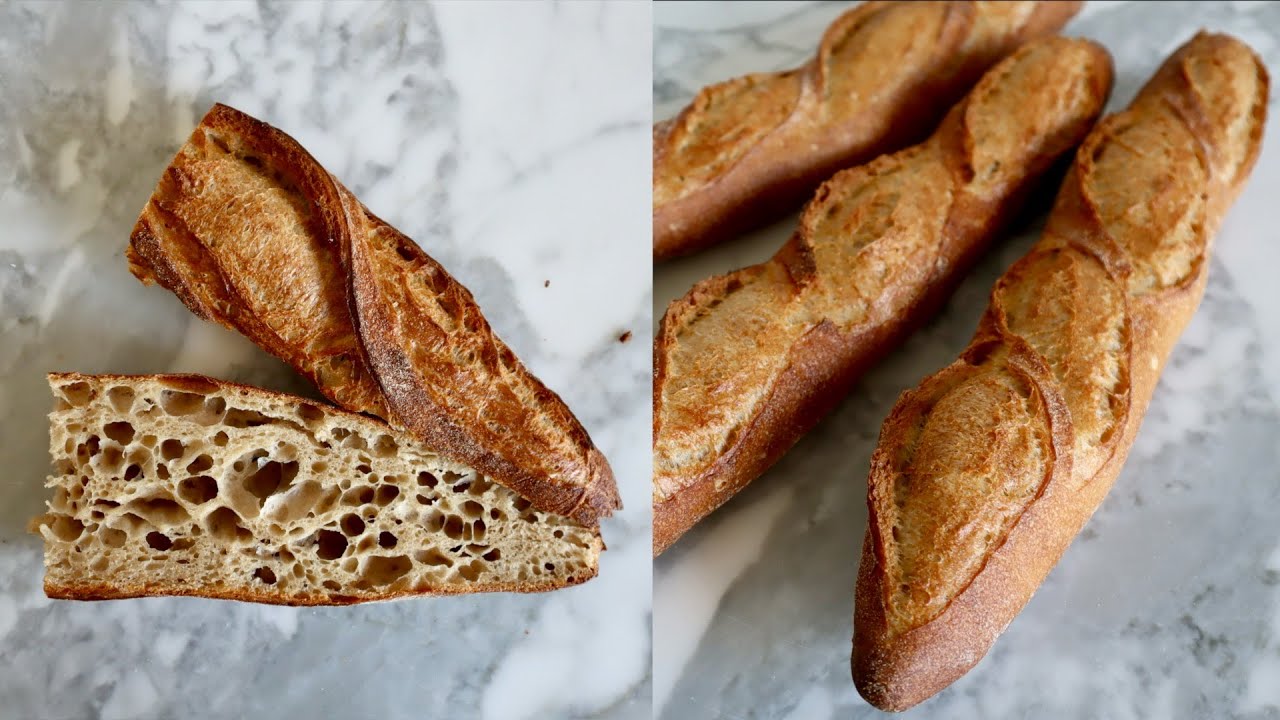 바게트[소량의 이스트로 만드는 바게트 레시피와 공정] Baguette [Class by August14th]