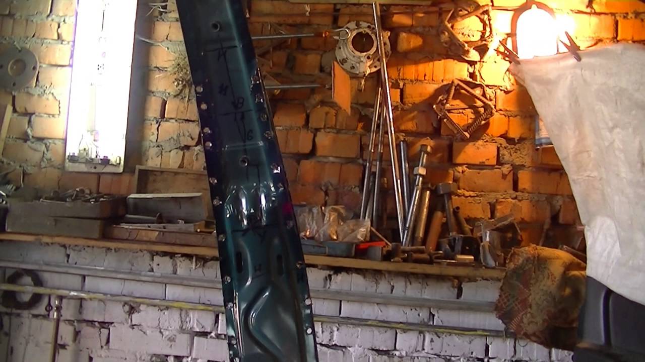 Опель Вектра А . Часть 2. Кузовной ремонт.Рихтовка.