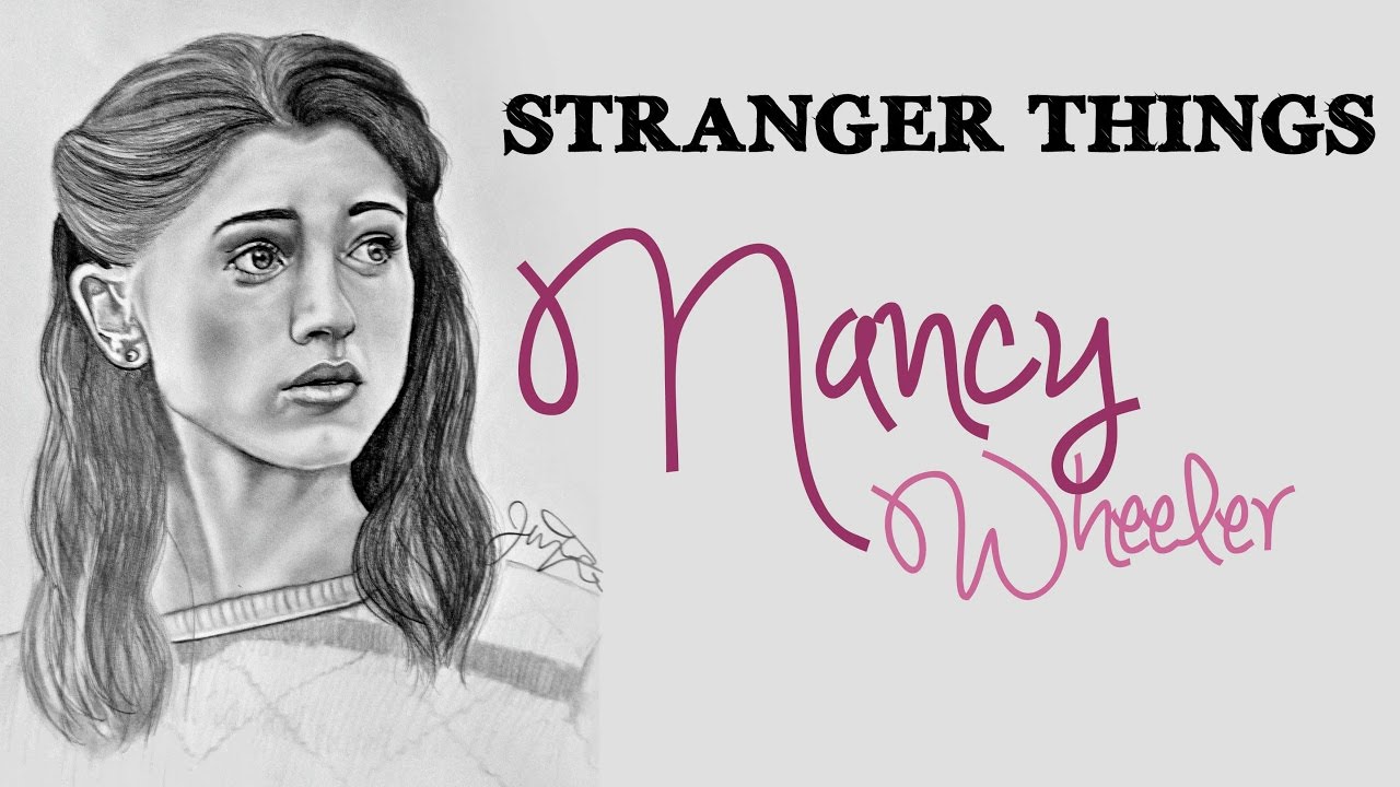 Time Lapse Drawing - Nancy Wheeler (Stranger Things)
