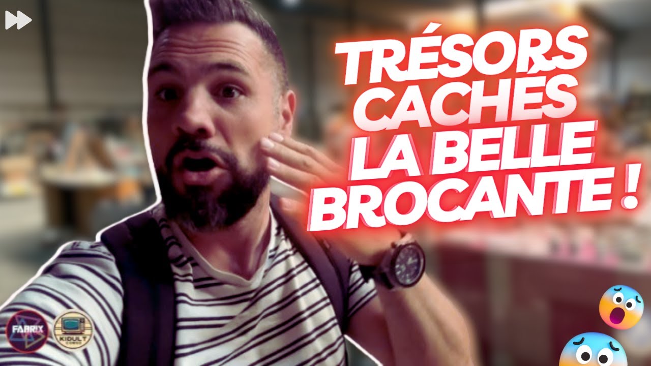 CETTE BROCANTE COUVERTE CACHE DES TRÉSORS INIMAGINABLES !