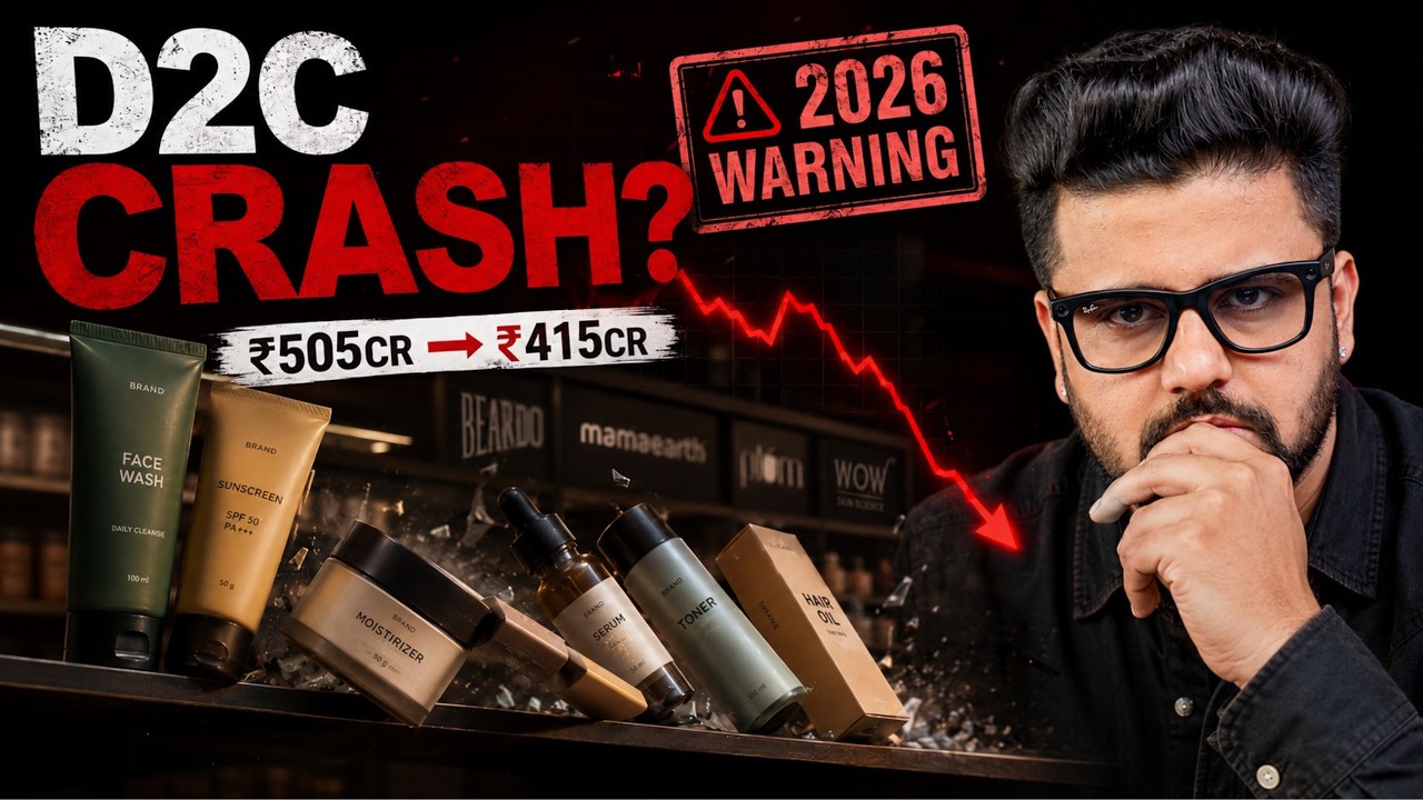 Why Indian D2C Brands Are Crashing in 2026 | Sahil Khanna | Case Study