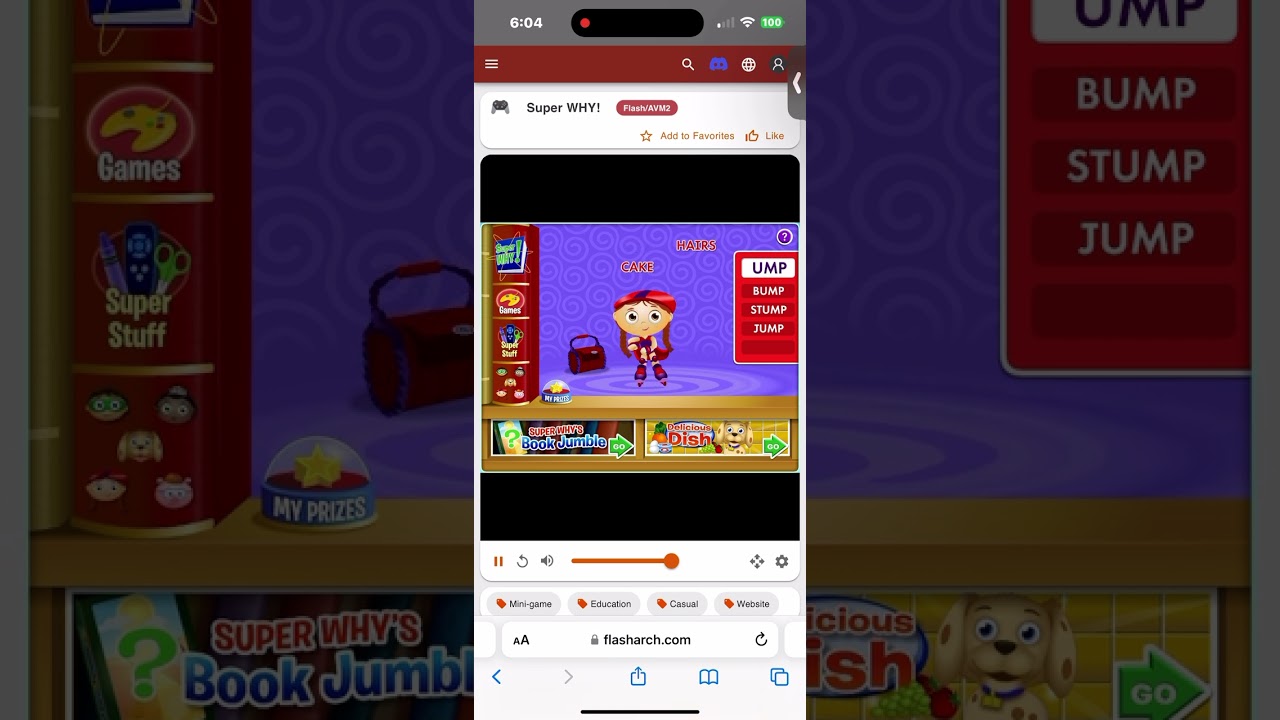 Wonder Red’s Freeze Dance Rhyming AKE AIRS and UMP Words
