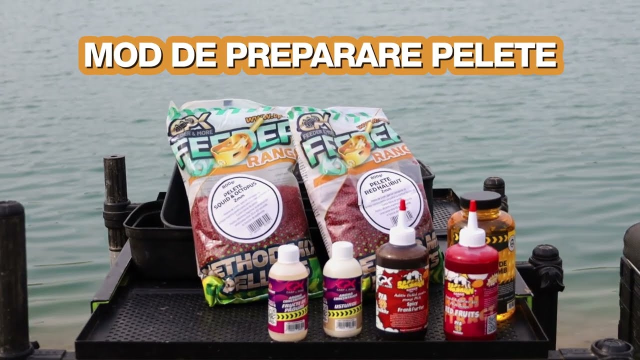 Mod de preparere pelete pentru method feeder, Bogdan Vuculescu
