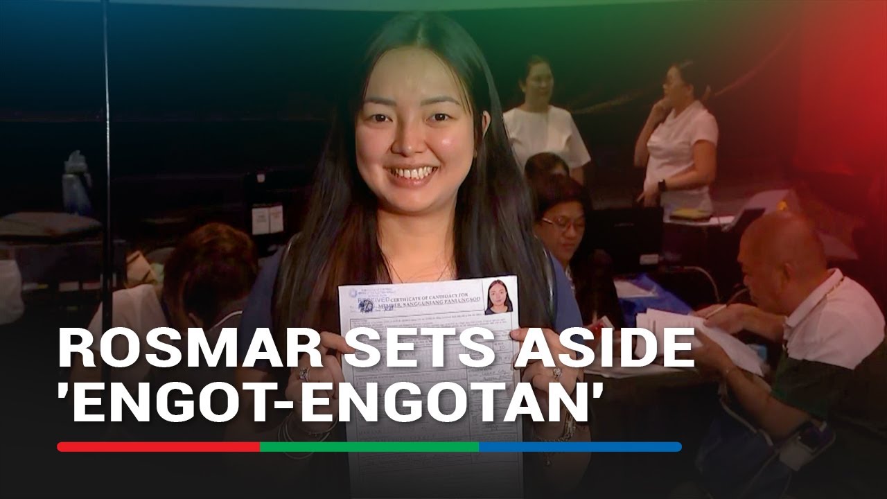 'Hindi po ako bobong tao': Rosmar Tan, other content creators file COC | ABS-CBN News