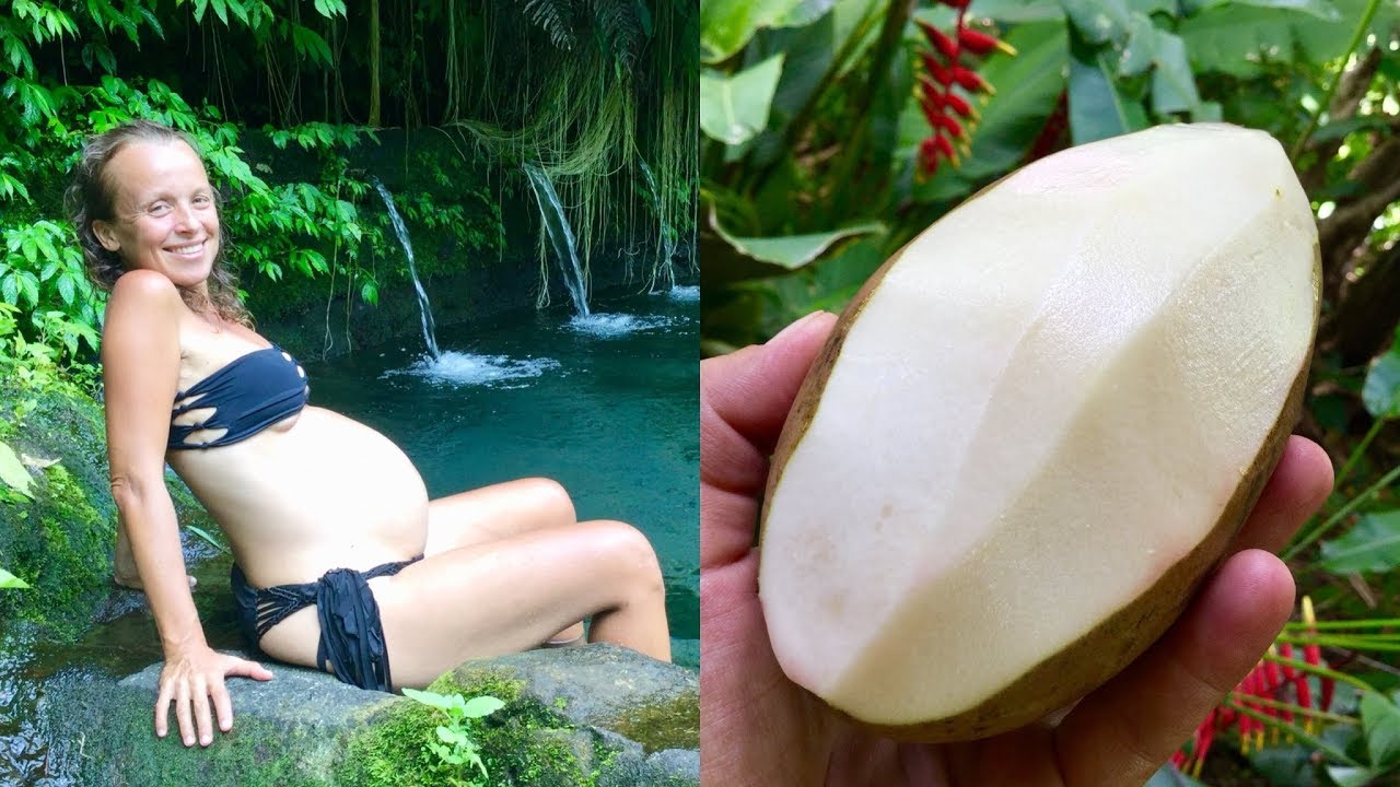 Eating the famous WHITE MANGO - best tasting mango in the world!