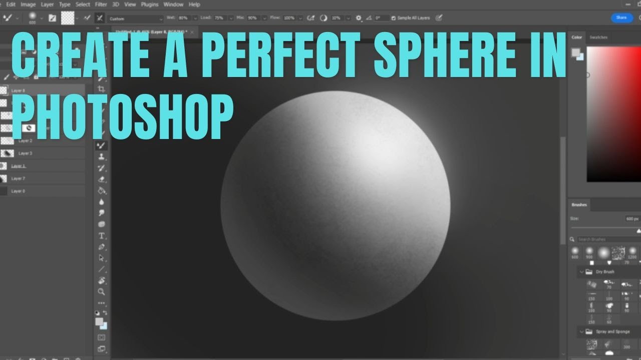 Создаём идеальную сферу в Photoshop