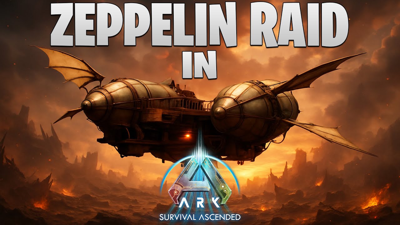 Neue Strategie - Raiden mit dem Zeppelin in Ark Ascended PvP