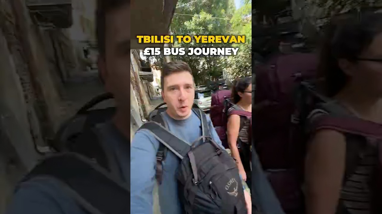 We took a &pound;15 Bus from Tbilisi, Georgia to Yerevan, Armenia!