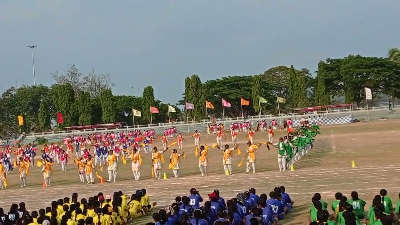 Andaman khelo India 2023 Model School dance  Netaji stadium💃⛹️🤾🏃