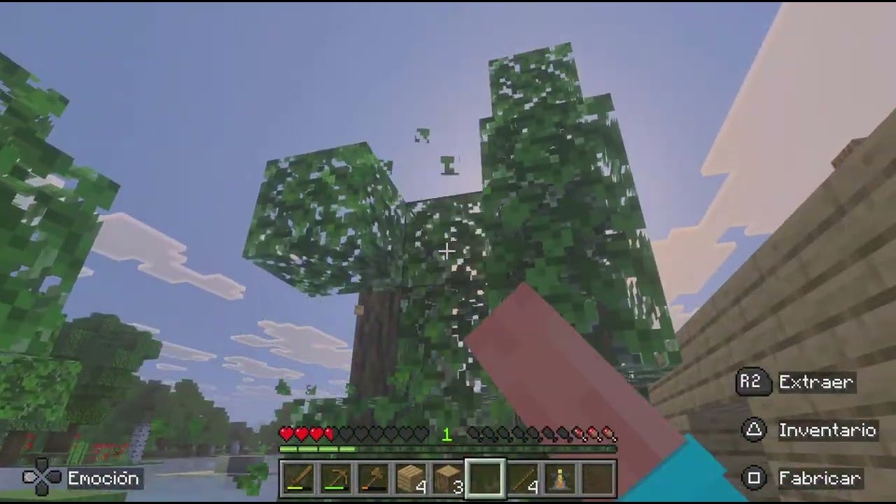 Jugando minecraft parte 1