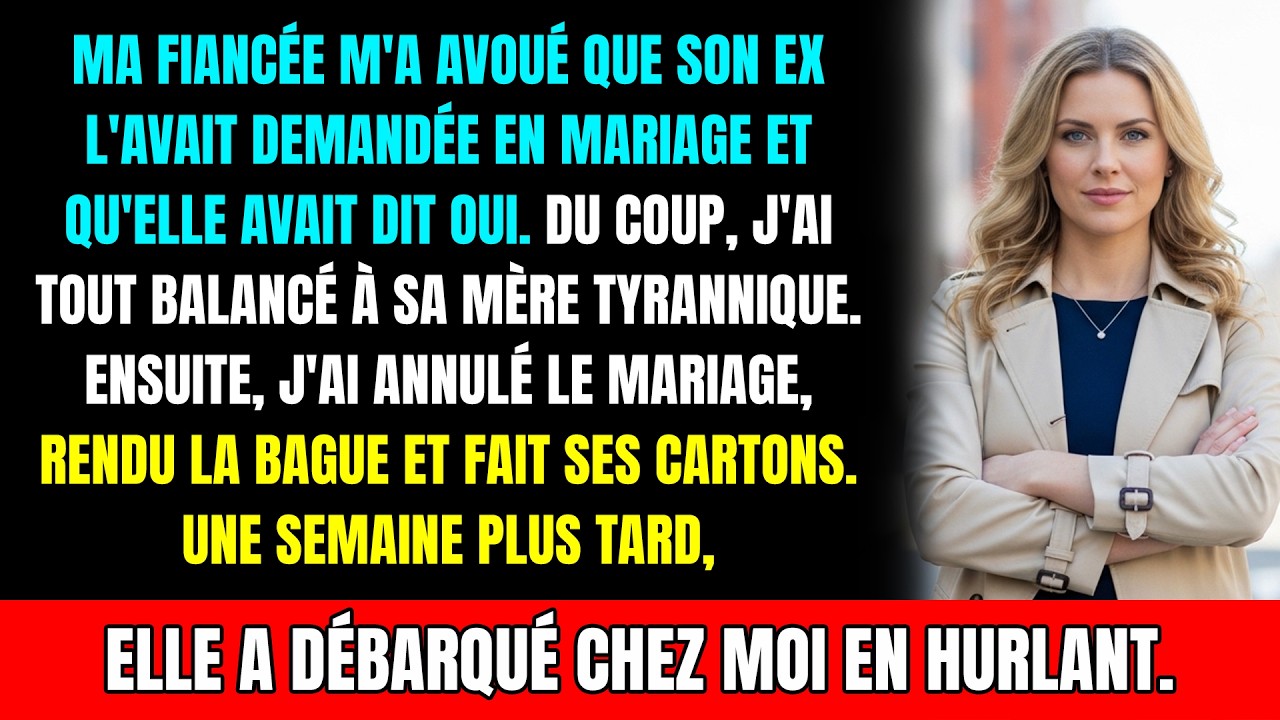 Ma fiancée a dit oui à son ex, alors j'ai ruiné son petit jeu avec l'aide de sa belle-mère