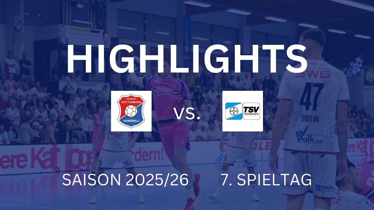 TV 05/07 Hüttenberg vs. TSV Bayer Dormagen // 07. Spieltag // 2. Handball-Bundesliga