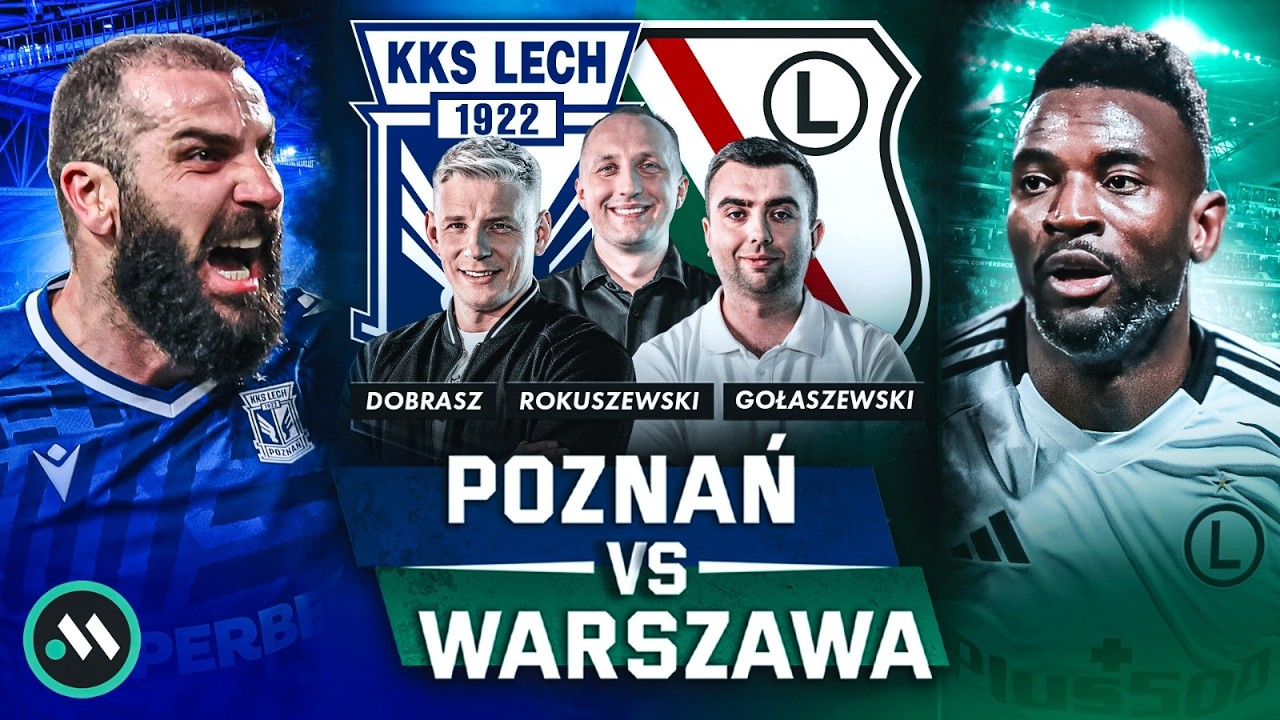 LECH NA FOTELU LIDERA! LEGIA NAD STREFĄ SPADKOWĄ | POZNAŃ VS WARSZAWA