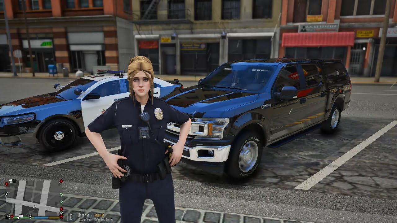 Gta 5 LSPDFR Playing As a LAPD Female Officer - Unmarked F150 City Patrol