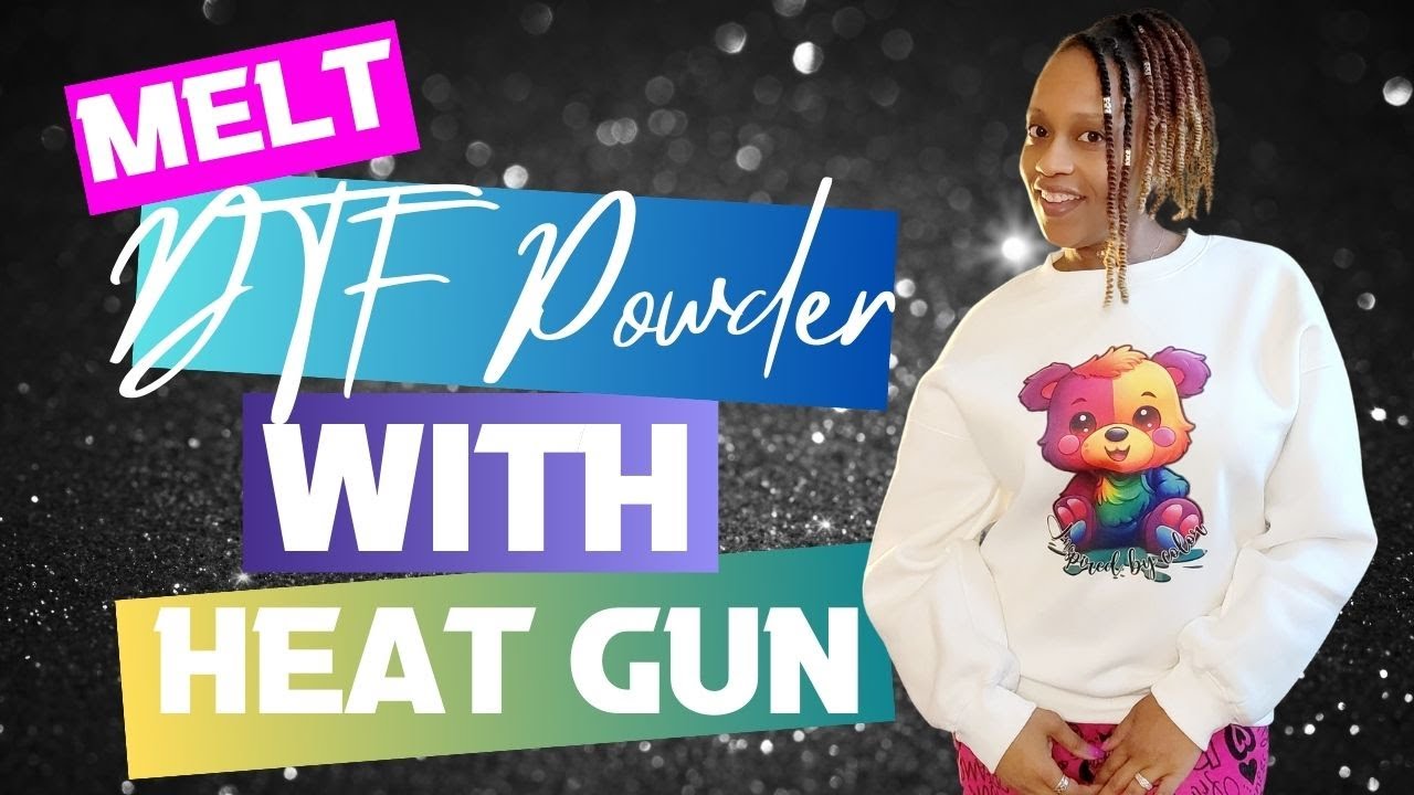 DTF Sublimation Hack with A Heat Gun