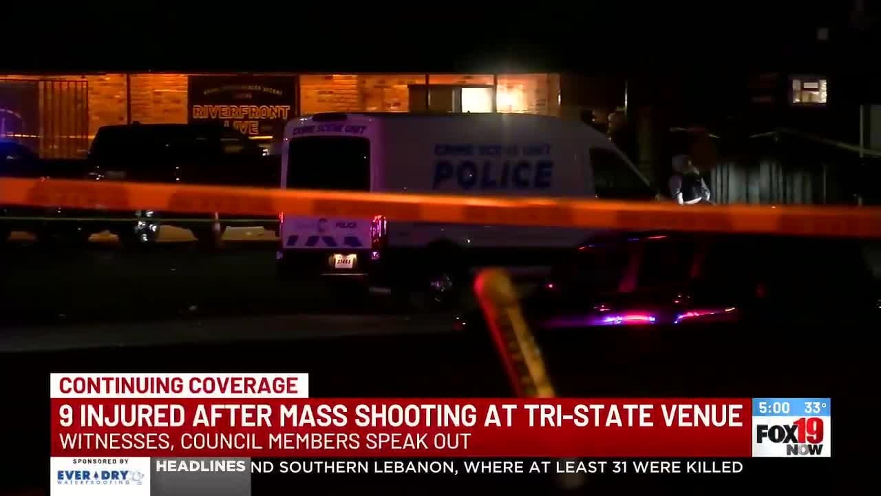 9 injured after mass shooting at Tri-State venue