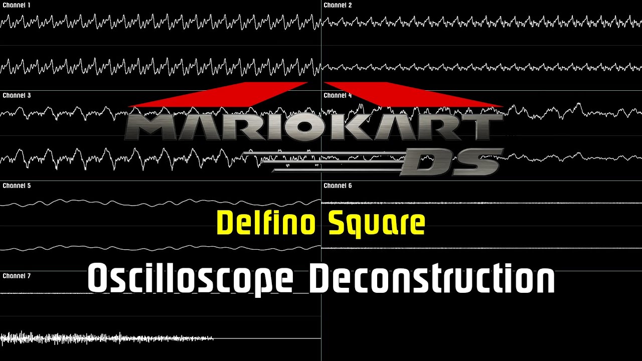 Mario Kart DS - Delfino Square [Oscilloscope Deconstruction]