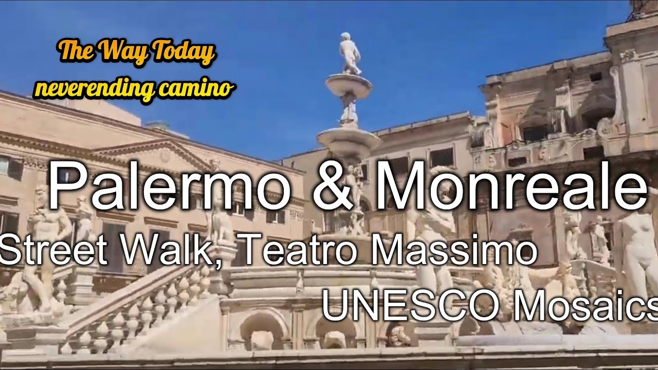 January 16th 2026 Palermo & Monreale -  Street Walk, Teatro Massimo, UNESCO Mosaics, Sicily, Italy 