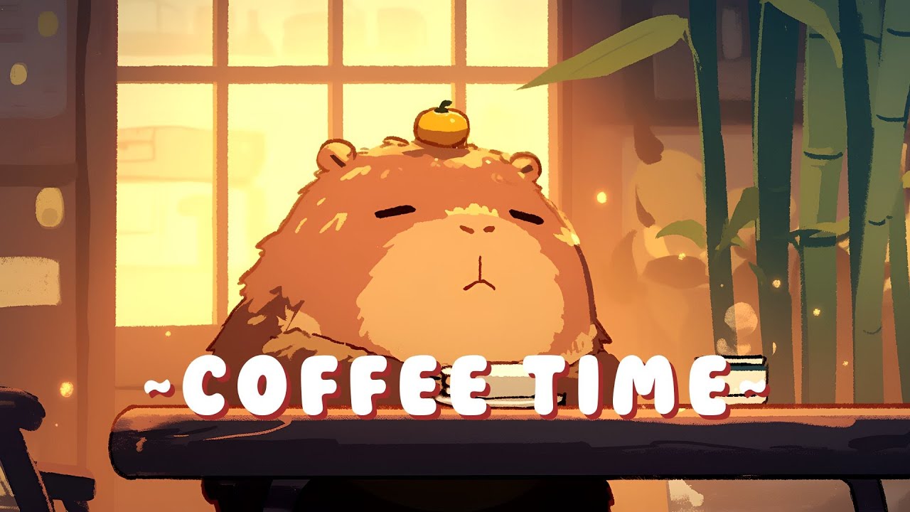 Capybara Lofi Music Station - Calming Beats & Melodies ~ Chill Session ~ 🦫 ✨ 🌙