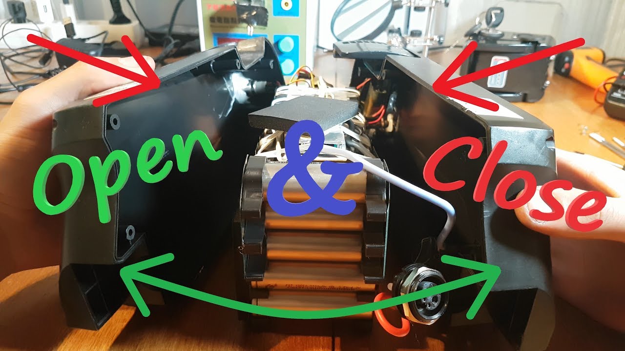E bike battery - Dolphin Case - How to open and close it