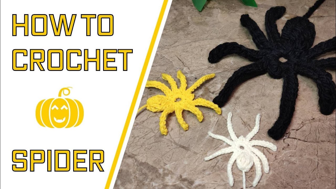 Идея к Хэллоуину – Вязанный Паук!🕷️ Легкий мастер-класс за 10 минут🕷️How to crochet a spider