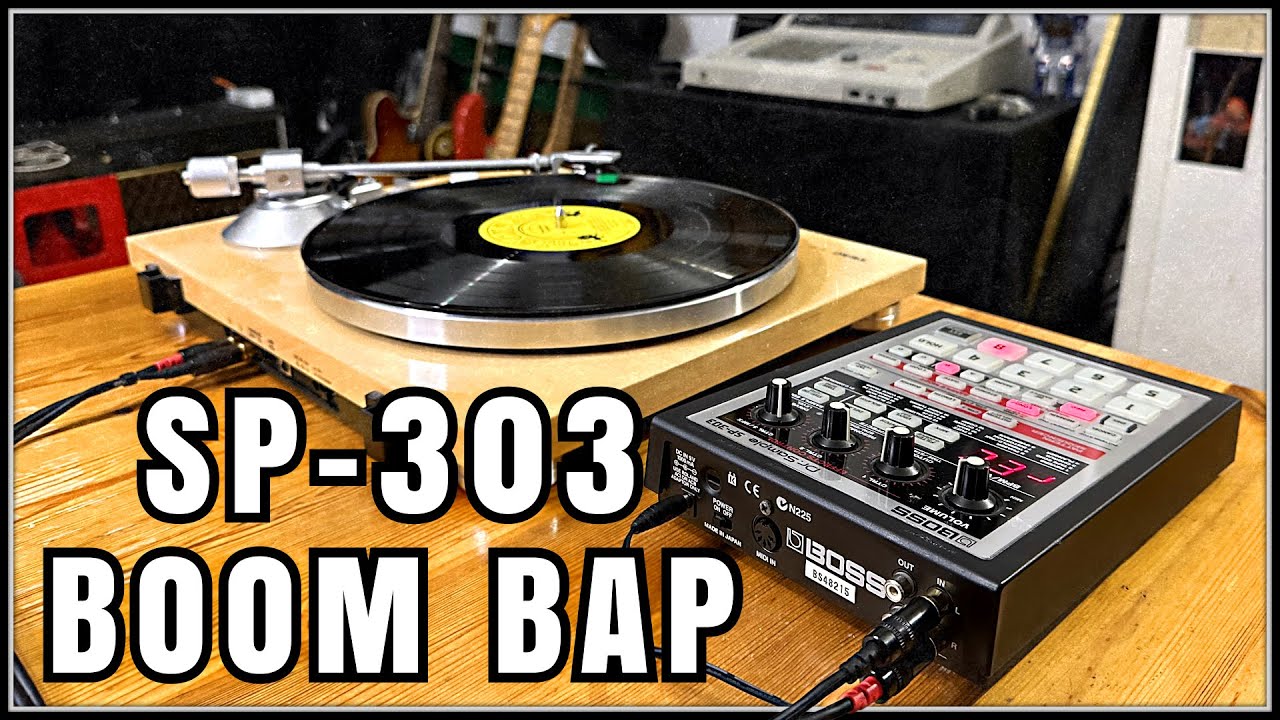 Making a sp303 beat with vinyl samples