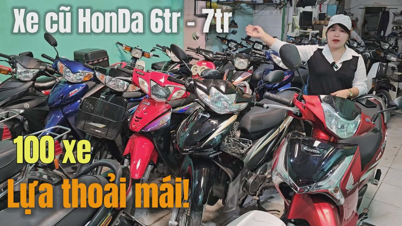 Hàng Trăm xe cổ nằm kho, Xe cũ Hãng HonDa 6tr- 10tr Chạm Đáy, Nên mua hay chờ Thêm?