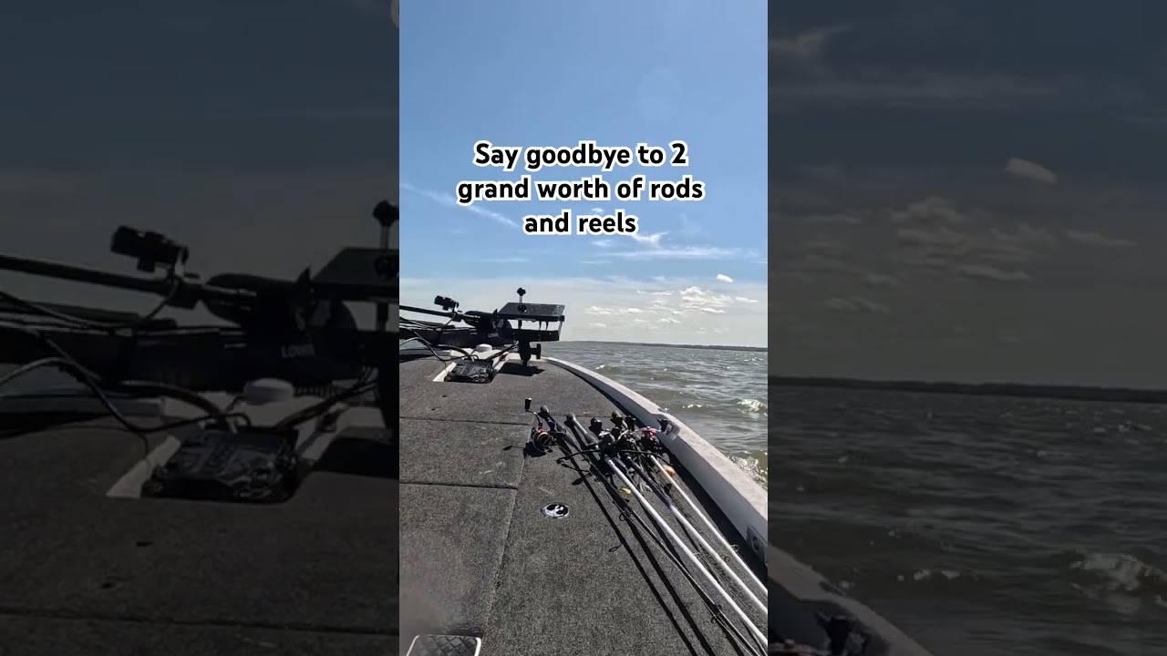 Strap broke&hellip;#bassfishingproductions #fishing #boat #waves