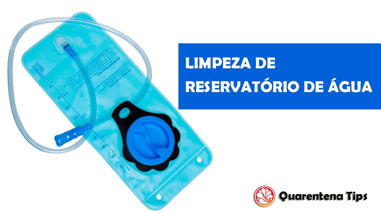 Como limpar o reservatório de água da mochila de hidratação