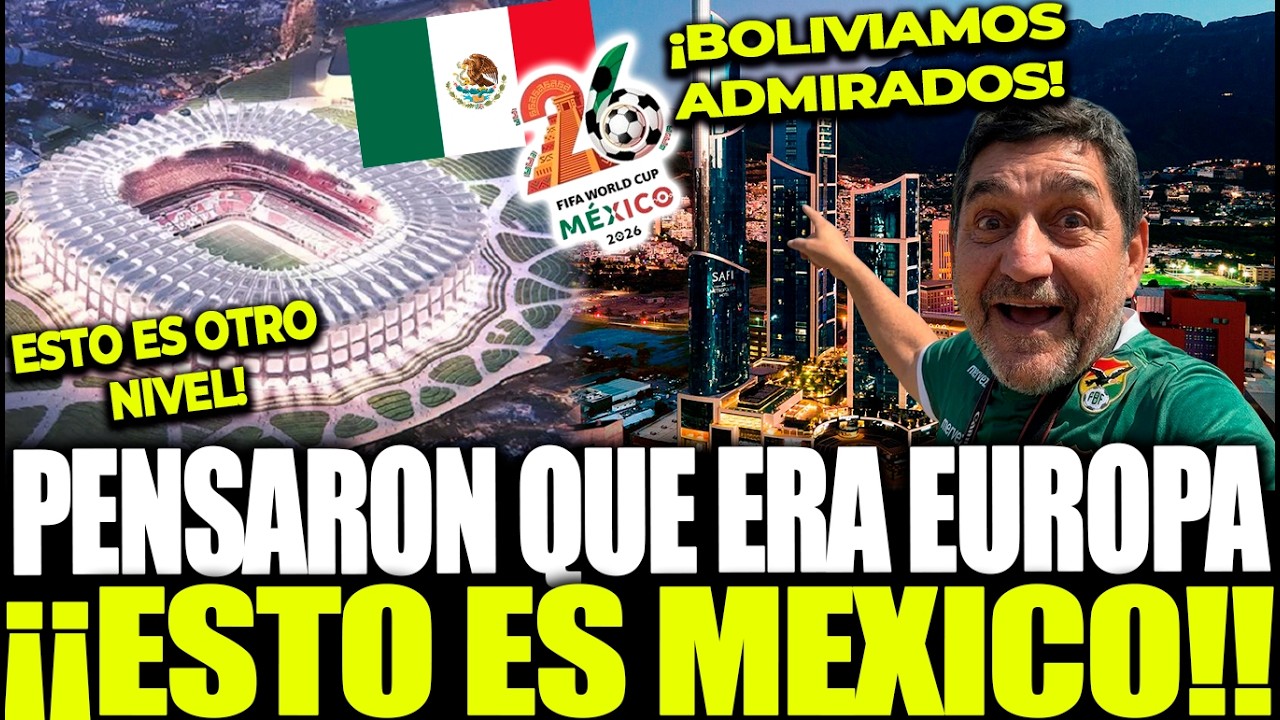 ¡BOLIVIANOS EN SHOCK! ASÍ REACCIONAN AL LLEGAR A MÉXICO PARA EL REPECHAJE