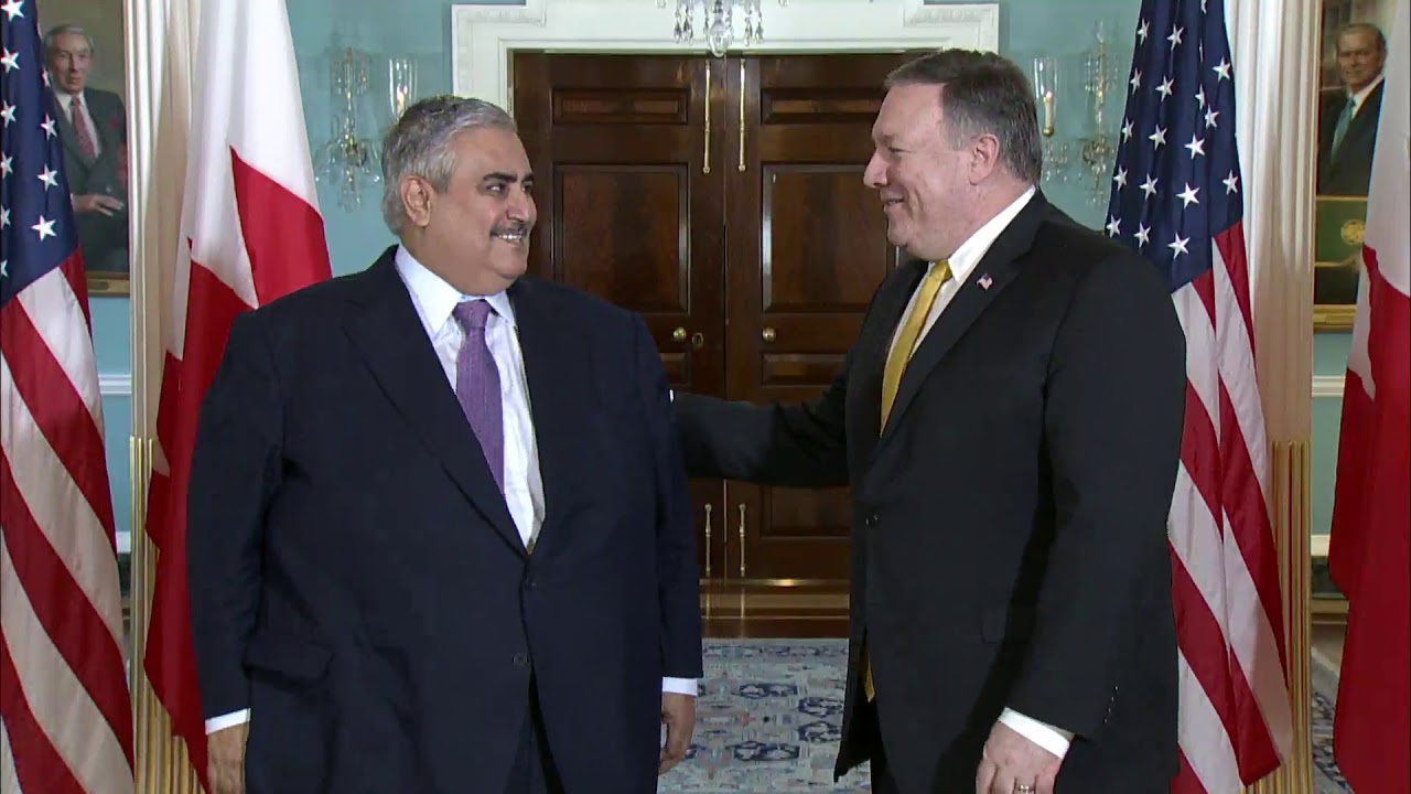 Secretary Pompeo Meets with Bahraini Foreign Minister Al Khalifa
