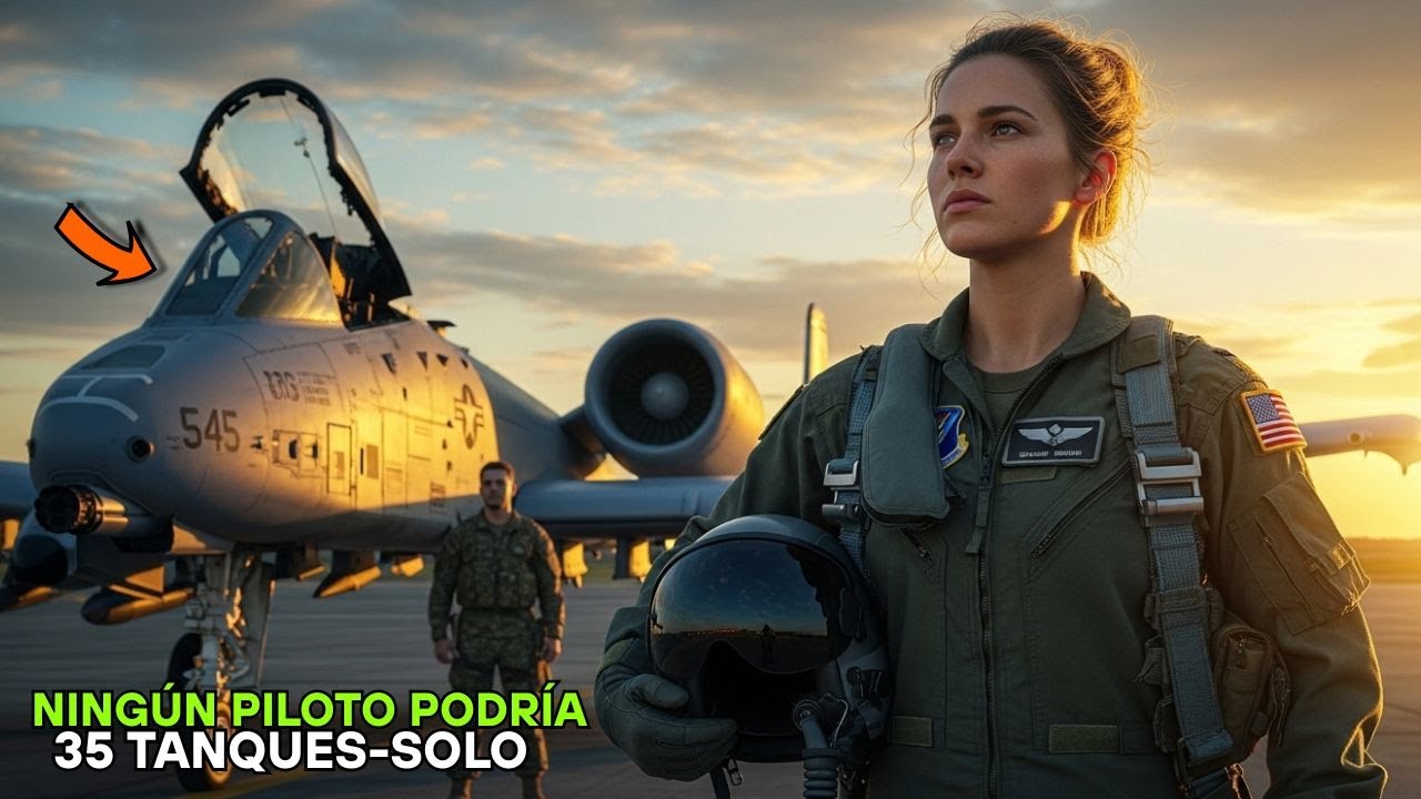 El comando decía que ningún piloto alcanzaría la columna; ella destruyó 35 tanques y siguió volando