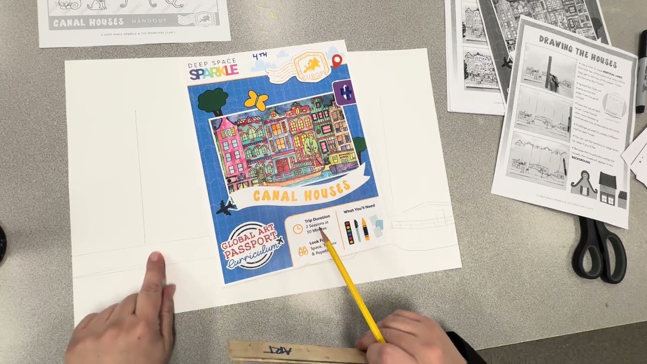 Canal Houses drawing 