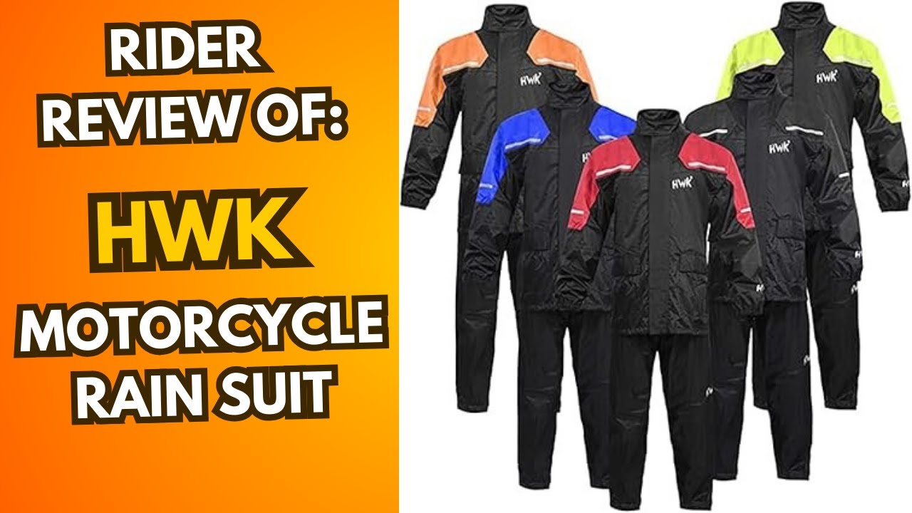 Unbiased Rider Review of the HWK Motorcycle Rain Suit.