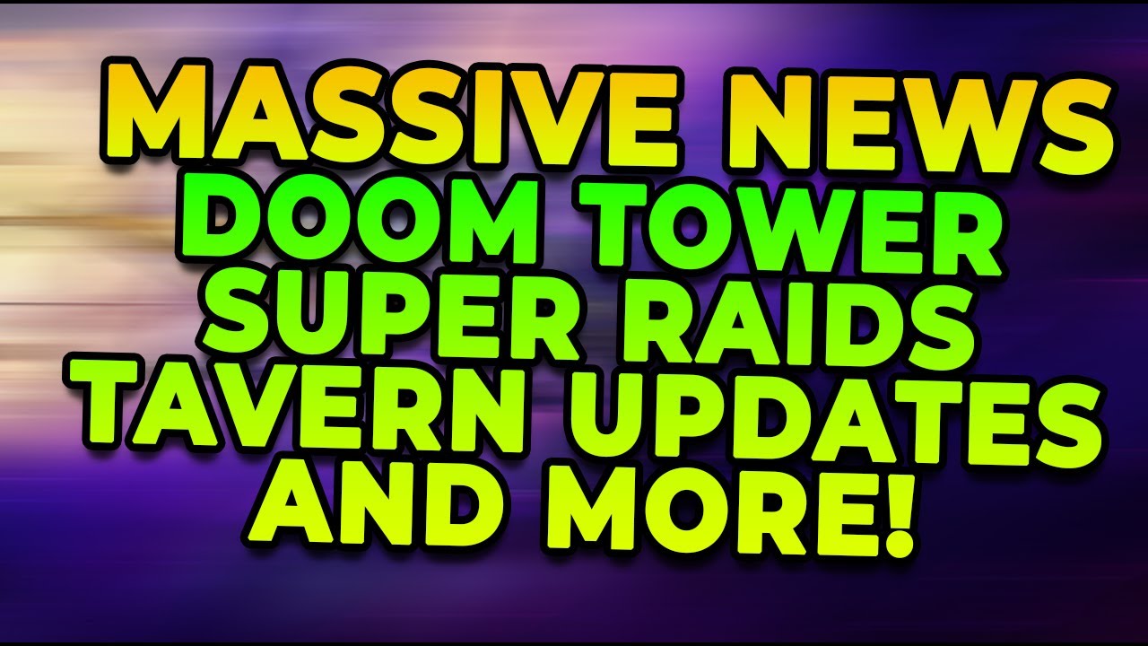 The Biggest QoL Update since Launch! Raid Shadow Legends