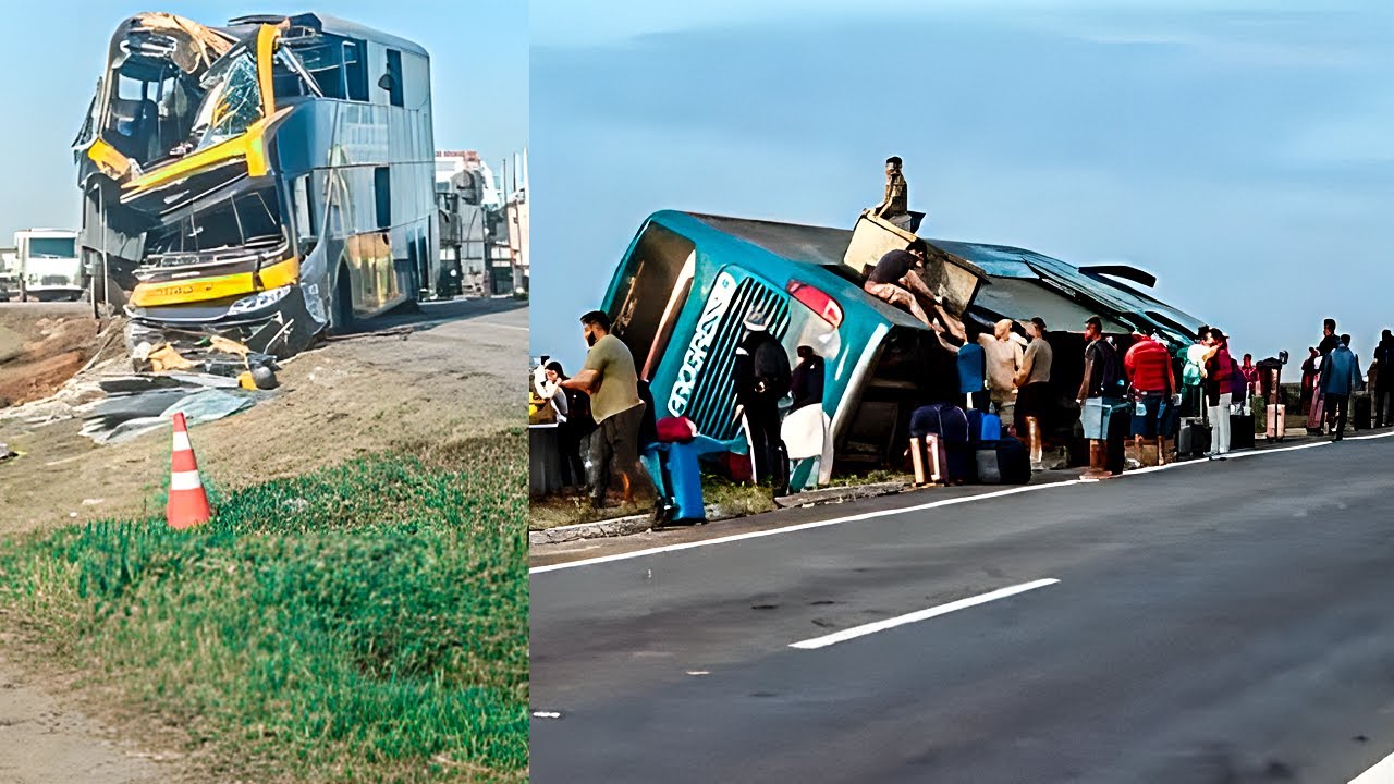Começou, acidentes de ônibus com vítimas fatáis.