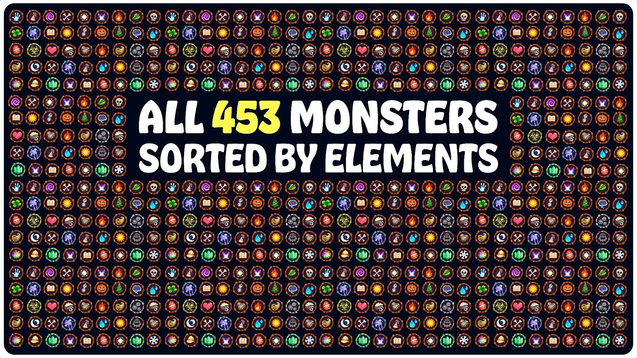 All 453 Monsters in My Singing Monsters (Sorted by Elements) | All Sounds & Animations